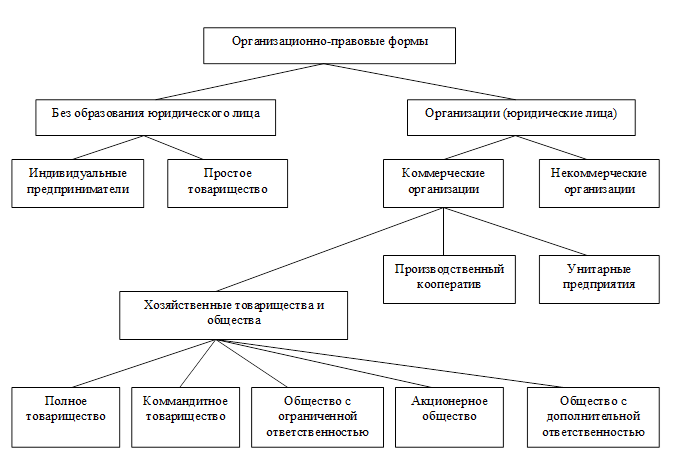 Институциональный анализ организационно-правовых форм предприятий в РФ